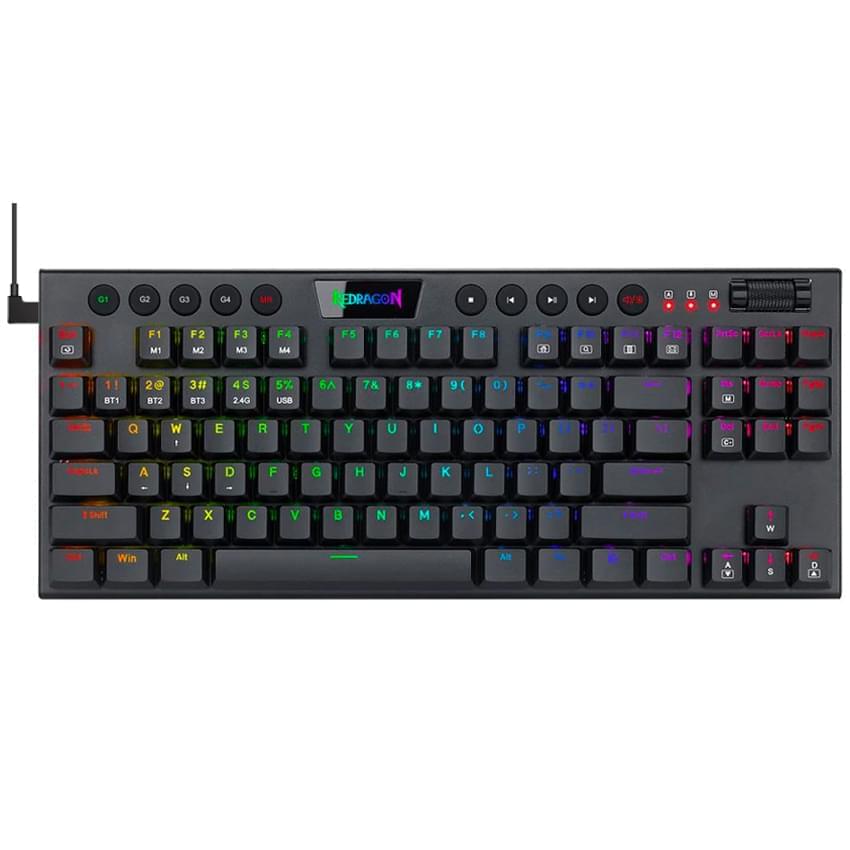 Teclado Mecanico Redragon Horus Tkl Rgb Negro Switch Red